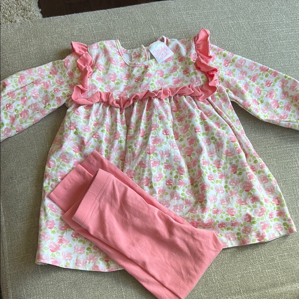 Floral Pink Matching Set